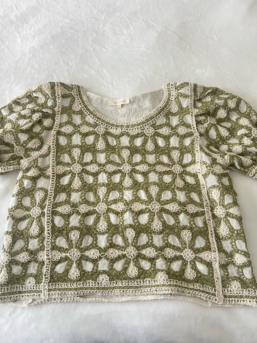 Solitaire Crochet Top size Médium